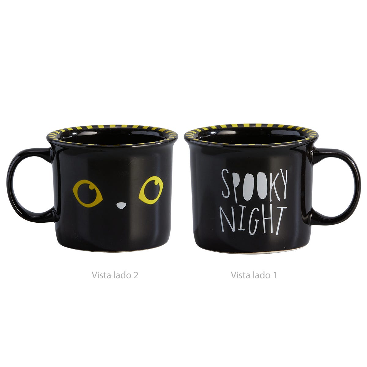 Taza mug de cerámica 250 ml Halloween PL120J406012 Corona