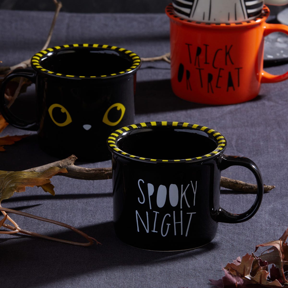 Taza mug de cerámica 250 ml Halloween PL120J406012 Corona