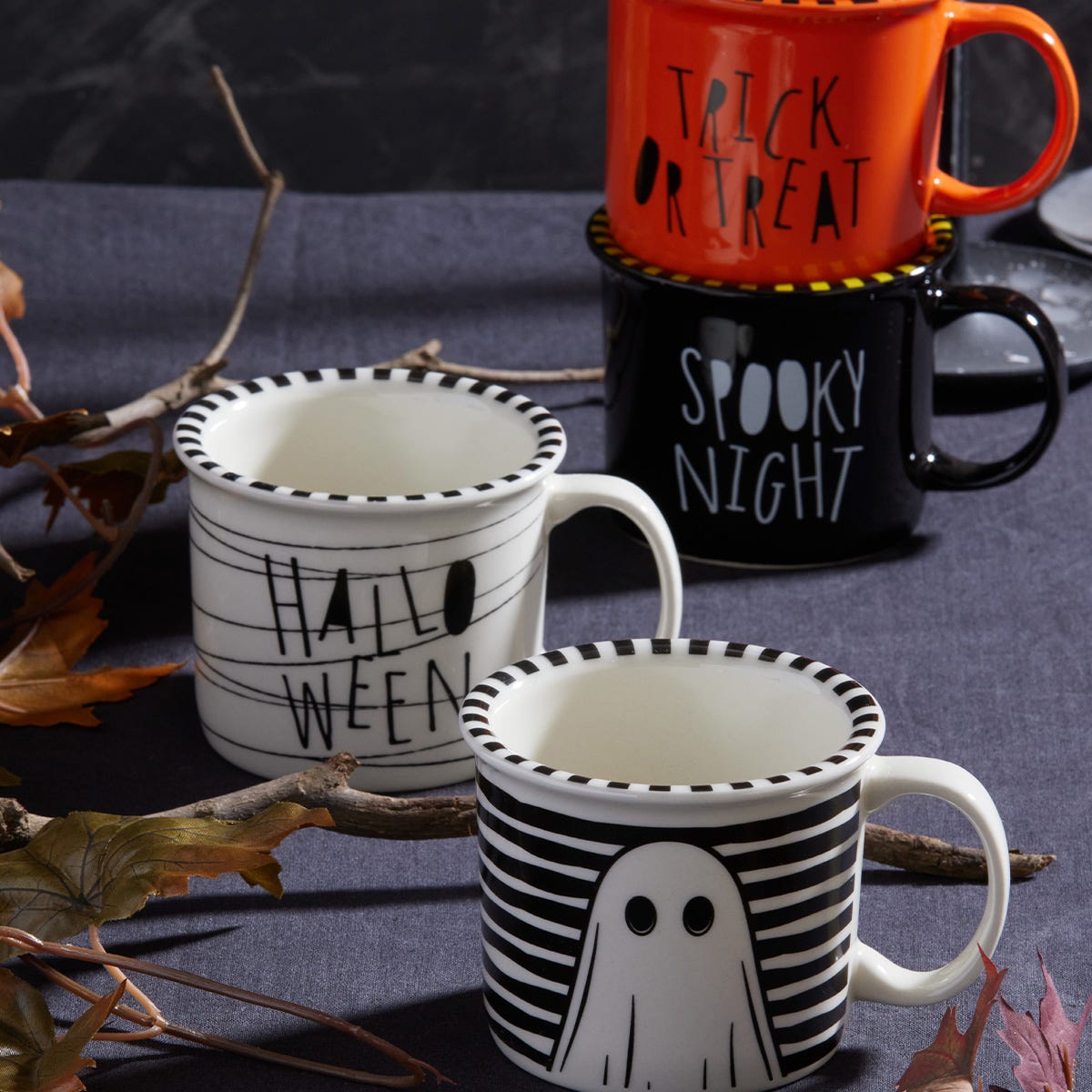 Taza mug de cerámica 250 ml Halloween PL120J406012 Corona
