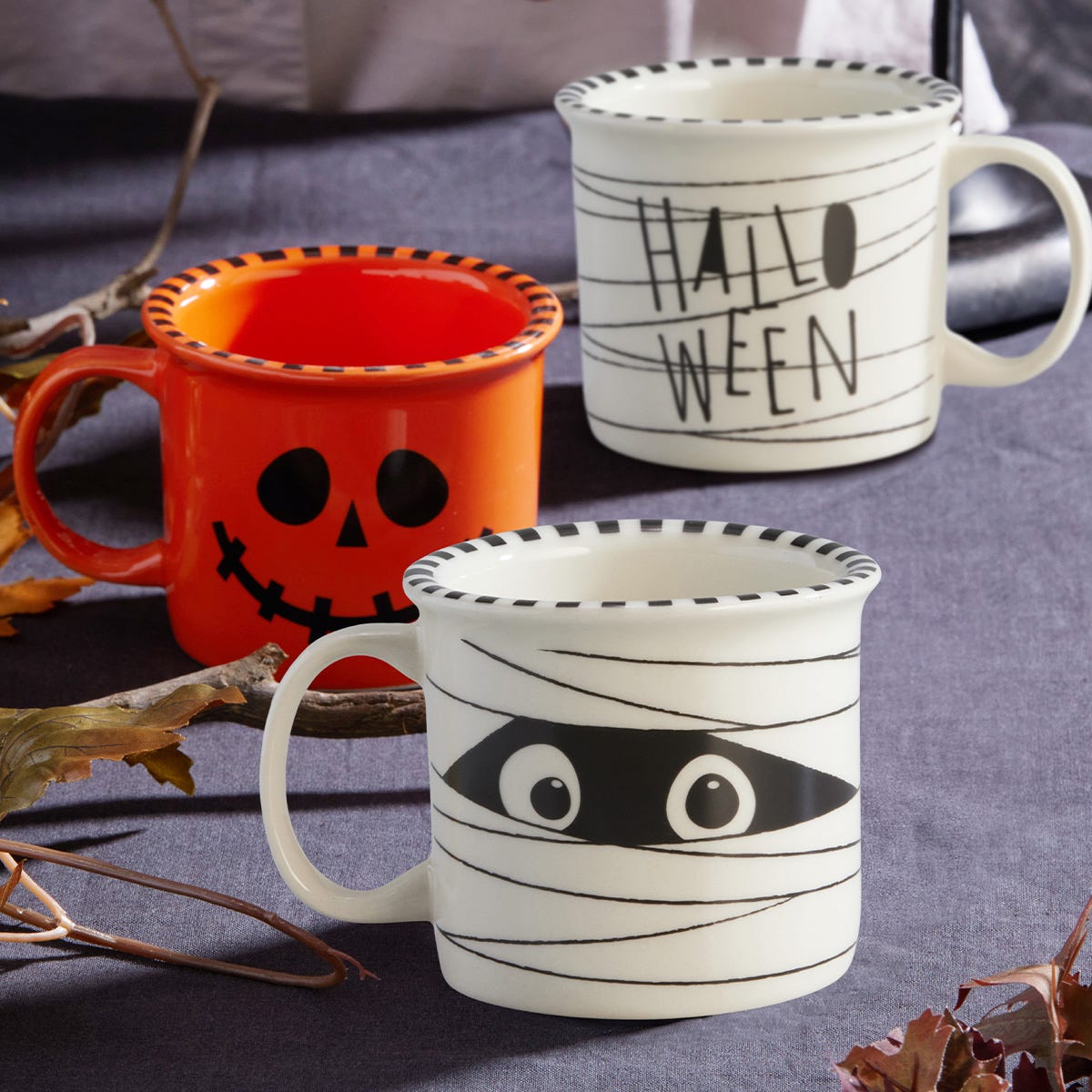 Taza mug de cerámica 250 ml Halloween PL120J406012 Corona