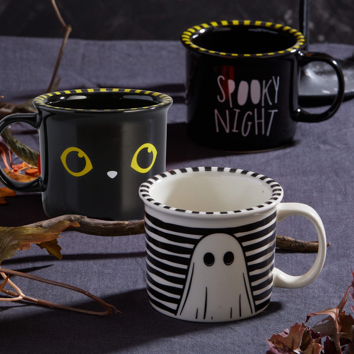 Taza mug de cerámica 250 ml Halloween PL120J406012 Corona